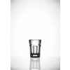 Plastový pohár na destilát - štamperlík - Remedy, priehľadný  25ml P