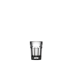 Plastový pohár na destilát - štamperlík - Remedy, priehľadný  25ml