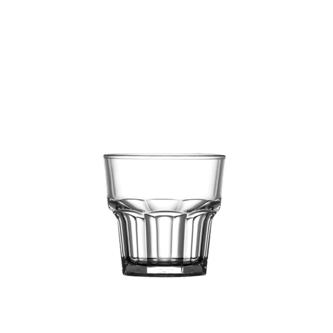 Plastový pohár univerzálny Remedy rocks, priehľadný 200ml P