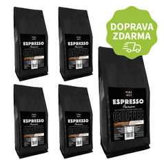 Balík Espresso Premium 5x1kg