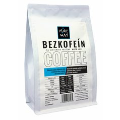 Bezkofeínová káva mletá Pureway 200g