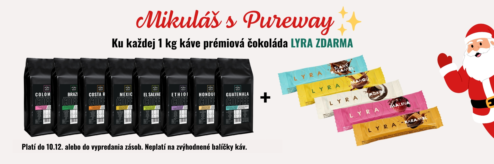 Čokolada ku káve grátis