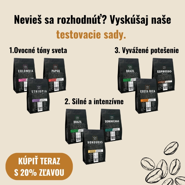 Testovacie sady 200 g káv